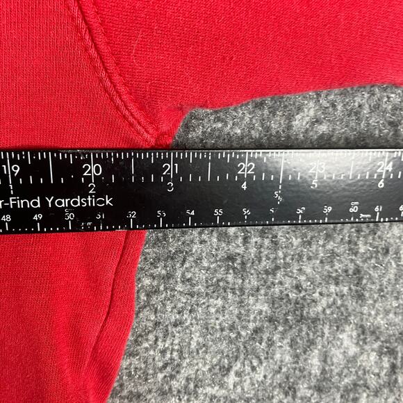 Old Time Hockey Hoodie Mens Size S Red Minnesota Wild NHL Pullover Lace Koivu 9 - Picture 4 of 9